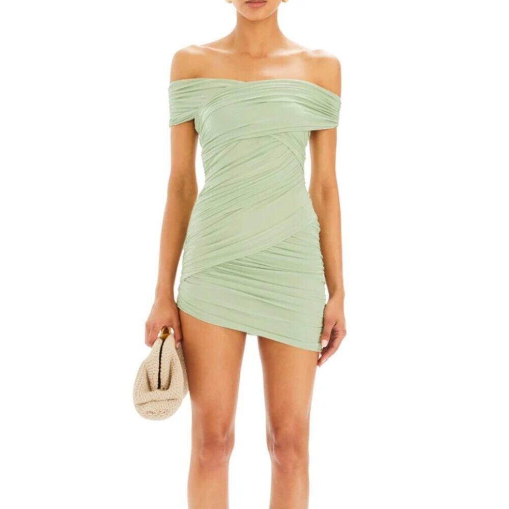 NWT SER.O.YA Deniz Mesh Mini Dress